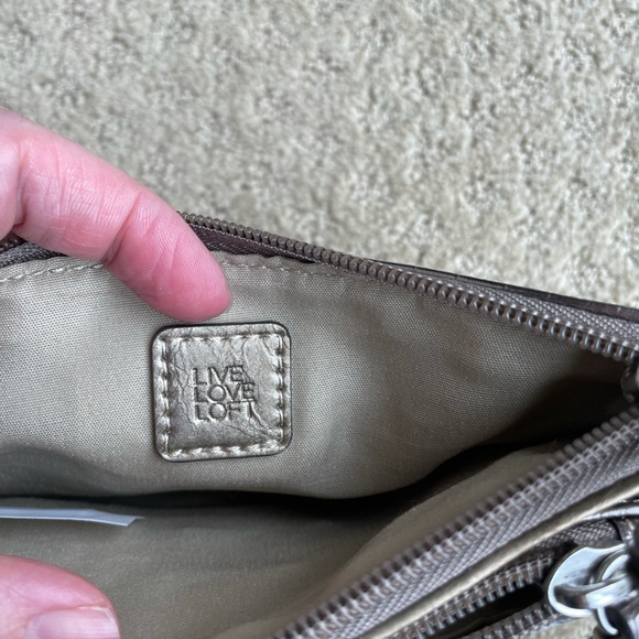 Live Love Loft Silver Glittery Pouch - Picture 7 of 8